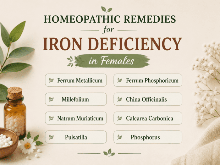 homeopathic remedies for iron deficiency in females