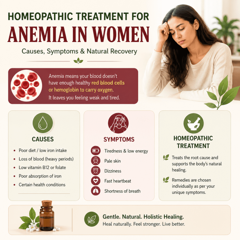 Homeopathic Treatment for Anemia in Women: Causes, Symptoms and Natural Recovery
