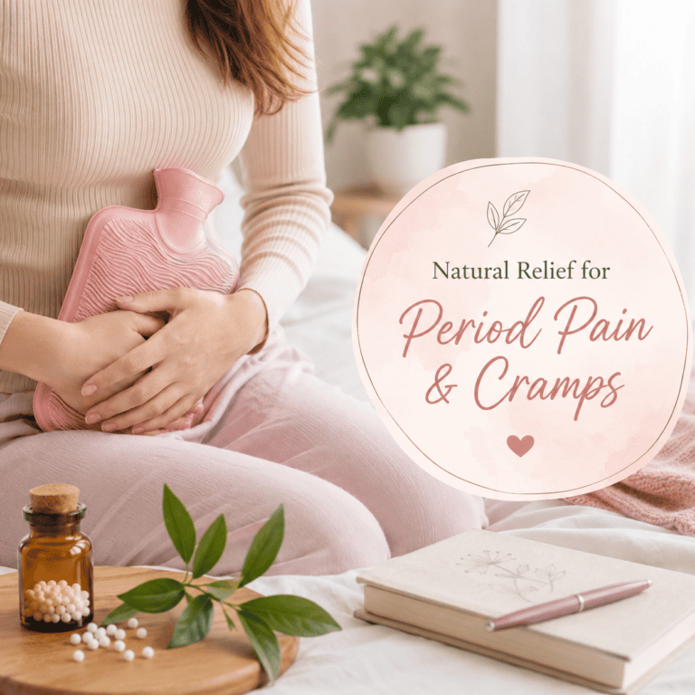 Homeopathic Treatment for Period Pain and Cramps: Causes, Symptoms and Natural Relief