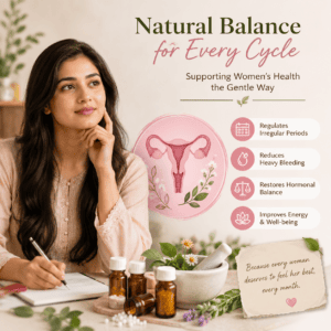 Homeopathic Treatment for Irregular and Heavy Periods: Causes, Symptoms and Natural Care