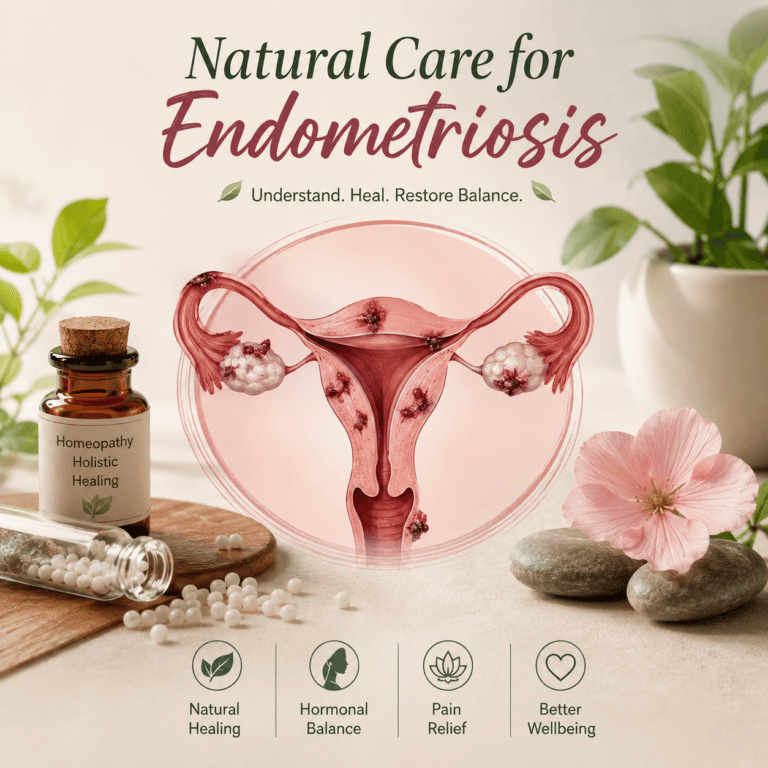 Natural and Homeopathic Treatment for Endometriosis: Causes, Symptoms and Relief